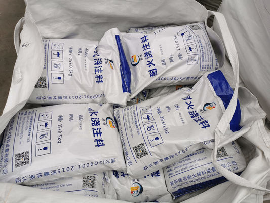 Materiais fundidos de alta alumina refratária para caldeiras